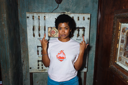 Hot & Chaotic - Tshirt (Pink Fire)